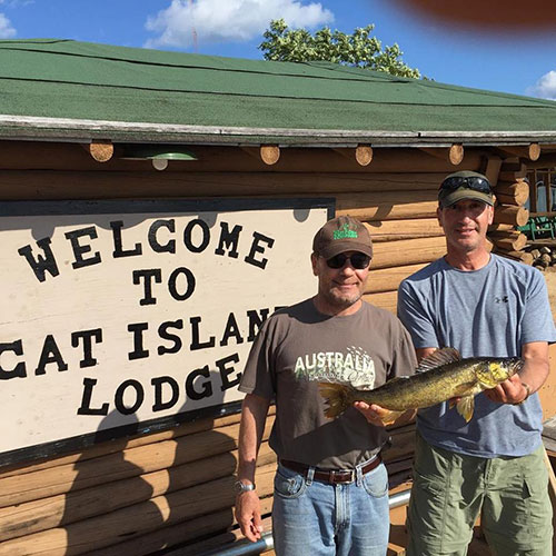 Nice Walleye at Cat Island Lodge