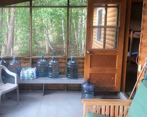 Screened-in porch and potable water