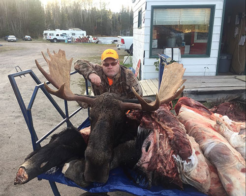 Butchered Meat from Moose Hunt