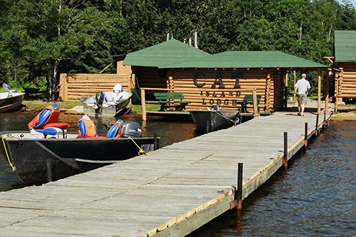 Main Dock at Cat Island Lodge